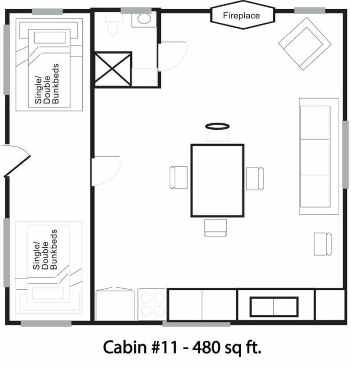 Highbanks Cabin 11 Floorplan Orig